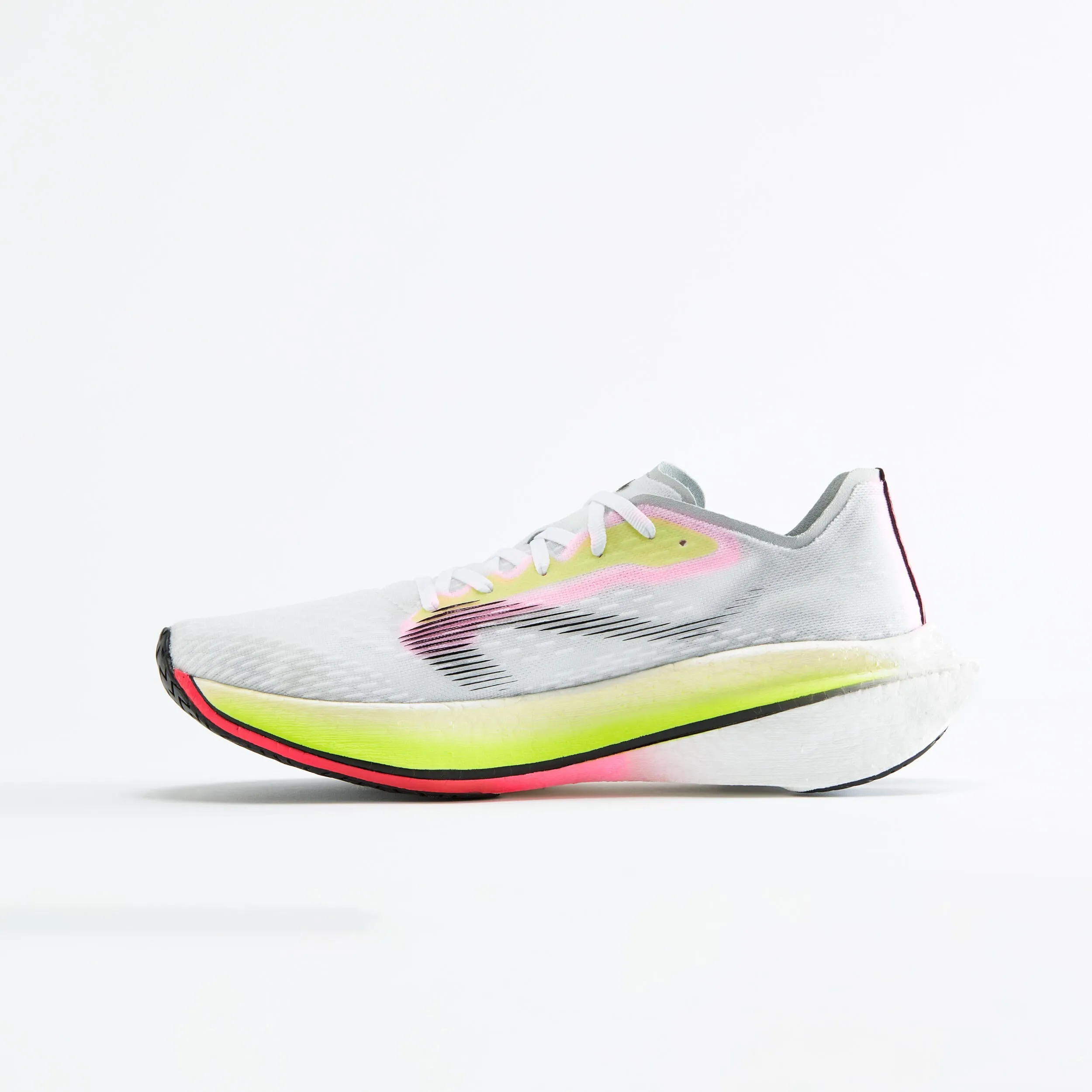 Men's sneakers with carbon plate - KD900X white KIPRUN white/neon lime yellow